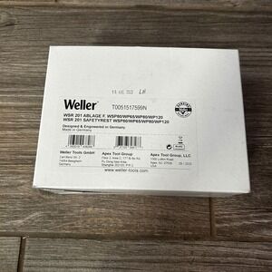 New Weller T0051517599N WSR201 Safetyrest Soldering Iron Station Design Germany